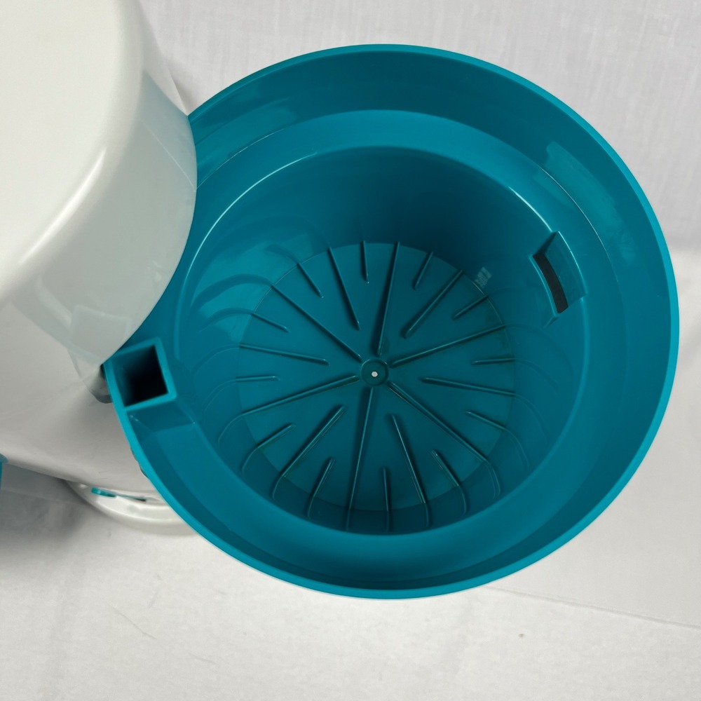 Mr. Coffee Used Tested Working The Iced Tea Pot White Teal TM 17 Discontinued - Picture 5 of 10